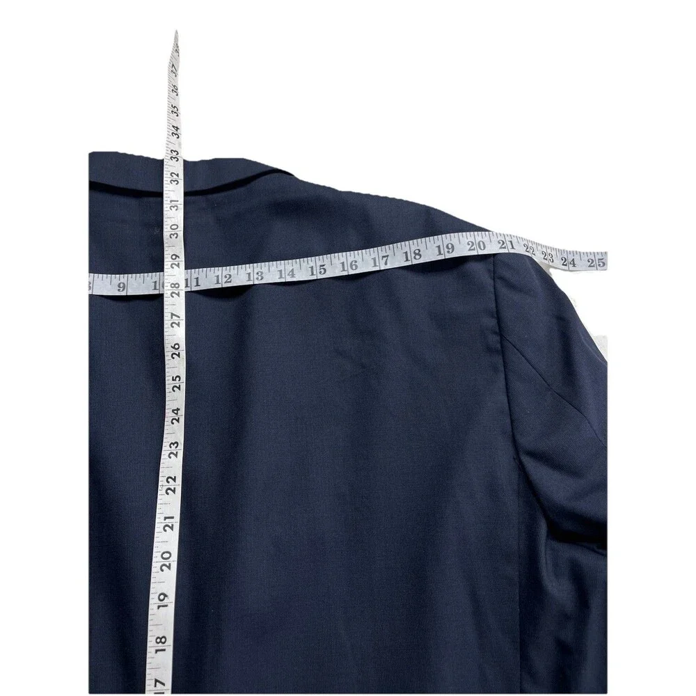 Joseph Abboud Marzotto Super 120’s Sport Coat Mens 50R Navy Italian Wool Blazer